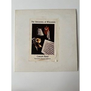 University Of Wisconsin Concert Band Raymond Dvorak Souvenir Recording 1966 Tour